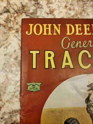 John Deere General - Purpose Tractors Brochure 1938 - 39 Great Gift Idea A,  Conditi 2