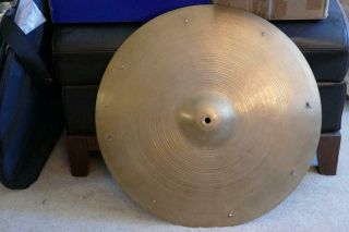 Vintage 70s Avedis Zildjian 20 " Medium Ride Cymbal With 8 Rivets