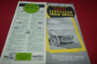 John Deere F Grain Drill For 1937 Dealer 