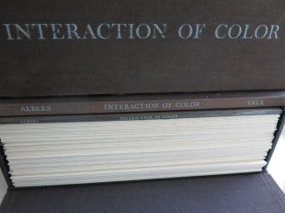 Josef Albers Silkscreen Folder XVII - 3 Right Interaction of Color 1963 3