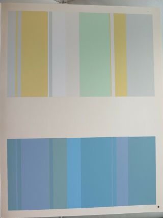 Josef Albers Silkscreen Folder Xviii - 10 Right Interaction Of Color 1963