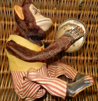 Jolly Chimp Clapping Cymbal Monkey Battery Toy Japan C.  K.  Daishin 2