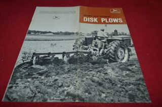 John Deere Heavy Disk Plows For 1966 Dealer 