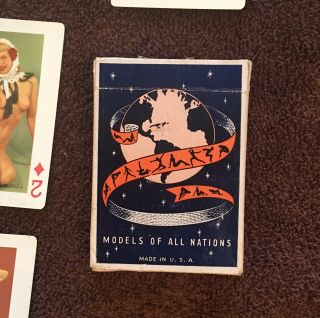 Vintage Nude Playing Cards - Models of all Nations 3