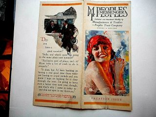 Circa 1928 M&t Peoples Trust Co Bank Buffalo Ny Vacation Advertising Brochure