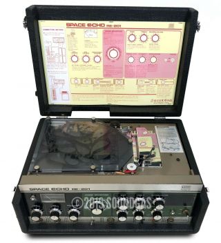 Roland Re - 201 Space Echo Soundgas Serviced Vintage Tape Delay Unit 301 501 150