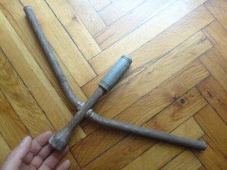 Vintage Hazet 773 Little.  A.  Lug Wrench Tire Tool Socket Wrench