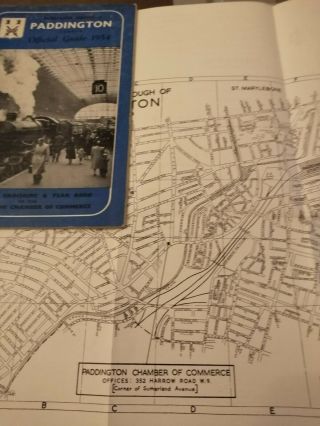 London : Metropolitan Borough Of Paddington Official Guide Book 1954 Kensington