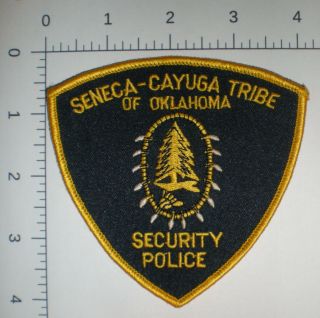 Ok Oklahoma Seneca - Cayuga Indian Tribe Native Tribal Security Police Patch