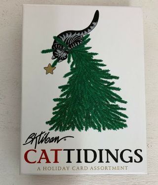 B Kliban Cat Tidings Pomegranate Christmas Cards 20 Cards And Envelopes
