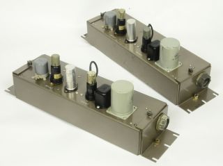 Vintage Mi - 9357 Rca Tube Audio Pre - Amp Theater Amplifier Utc Transformer Ampex