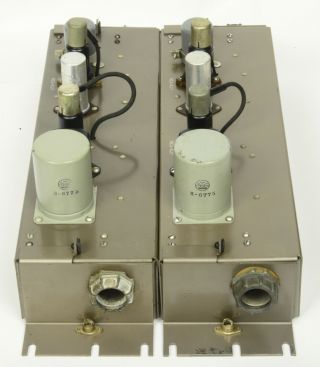 Vintage MI - 9357 RCA Tube Audio Pre - amp theater amplifier UTC Transformer Ampex 3