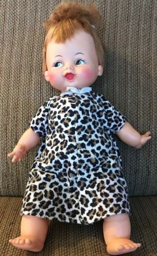 Vintage Ideal Baby Pebbles Doll Flintstones With Box