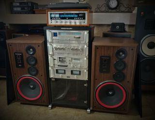 Cerwin Vega At - 15 Vintage 15 " Floor Speakers - Restored Surrounds & More 