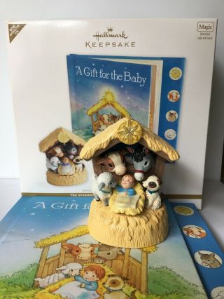 Hallmark Keepsake Ornament And Book A Gift For The Baby 2010