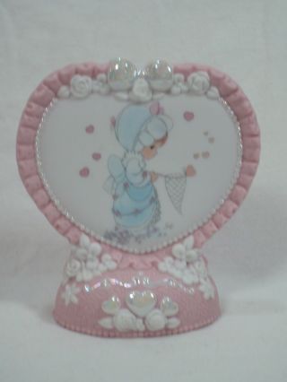 1997 Precious Moments " Let Me Call You Sweet Heart " Musical Figurine 296651