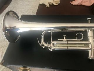 Vintage Getzen Eterna Severinsen B Flat Trumpet Silver - 1969 3