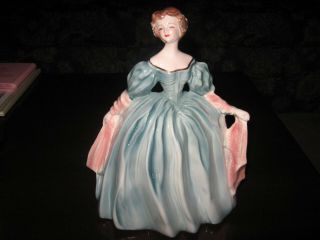 Florence Ceramics Adeline Doll Blue Dress