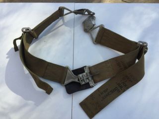 Vintage 1950s Military Bomber Aircraft Seat Belt Hot Rod Rat 32 Ford