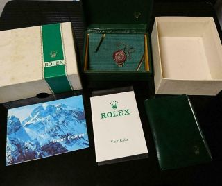 Vintage Rolex Explorer 1016 Box Case Pamphlet M77925974624