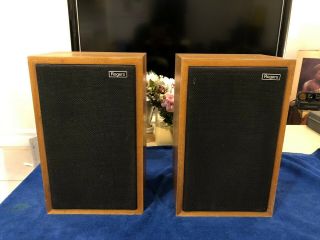 Matching Vintage Rogers Model Ls3/5a Monitor Speakers