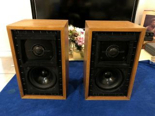 Matching Vintage Rogers Model LS3/5A Monitor Speakers 2