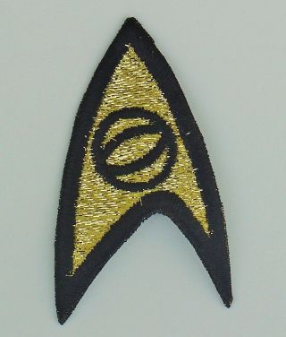 Star Trek Tos Series Science Uniform Patch Enterprise Insignia Spock
