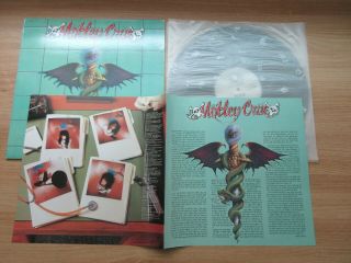 Motley Crue - Dr.  Feelgood 9 Track 1990 Korea Vinyl Lp 4 Pages Insert No Barcode
