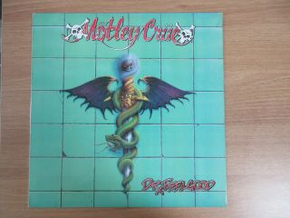 MOTLEY CRUE - DR.  FEELGOOD 9 TRACK 1990 Korea Vinyl LP 4 Pages Insert No Barcode 2