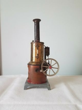 Weeden Upright Vertical Steam Engine Vintage Boiler Toy Candlestick