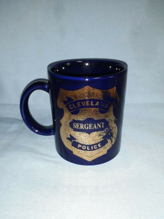 CLEVELAND POLICE DEPARTMENT SERGEANT ' S COFFEE MUG 3