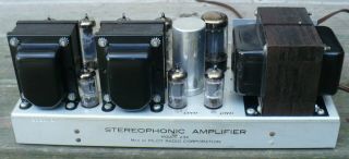 Vintage Pilot Sa - 232 Stereo Tube Amplifier Rebuilt & All Telefunkens