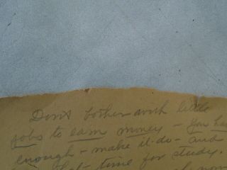 Early 1900s Handwritten Letter To Son From Vineland Nj Mother