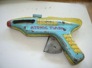 Chein & Co Tin Atomic Flash Friction Gun 1950 