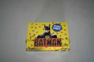 24 Containers Of 1989 Topps Batman Dc Comics Candy Head Dispenser 535