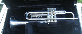 Vintage Getzen Eterna Severinsen B Flat Trumpet Silver 日本へ送れます