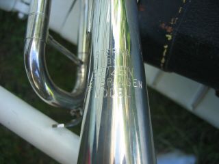 Vintage Getzen Eterna Severinsen B Flat Trumpet Silver 日本へ送れます 2