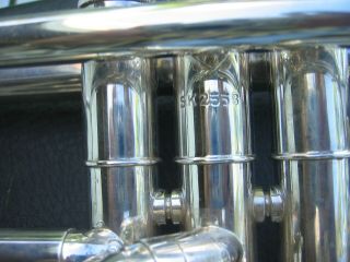 Vintage Getzen Eterna Severinsen B Flat Trumpet Silver 日本へ送れます 3