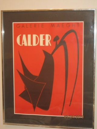 Alexander Calder Lithograph Galerie Maeght 1960 