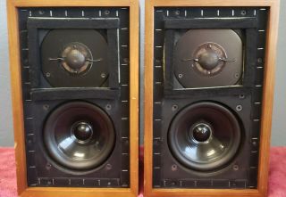 Matching Vintage Rogers Model LS3/5A Monitor Speakers 2