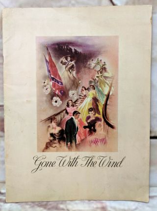 Gone With The Wind Movie Theatre Brochure 1939