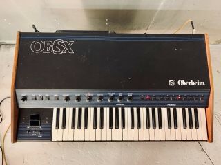 Oberheim Ob - Sx Synthesizer,  Vintage Analog Synth,  5 Voice,  Moog,  80 