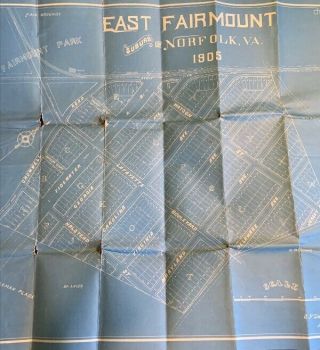 1905 Archive 150 Letters Blueprints East Fairmount Norfolk Virginia Building Rea 2