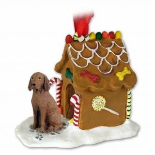 Vizsla Dog Gingerbread House Christmas Holiday Ornament