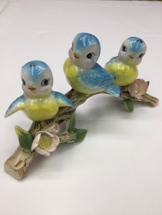 Vintage Norcrest Bluebirds On Branch