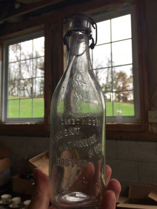 Vintage Vincent Hathaway Blob Top Bottle With Stopper