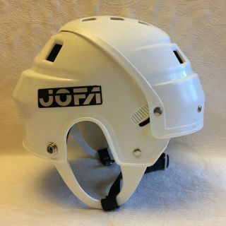Vintage Swedish White 51 - 246 SR Ice Hockey Jofa Helmet Senior 3