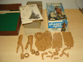 Vintage 1973 Planet Of The Apes Cornelius Addar Products Plastic Model Kit
