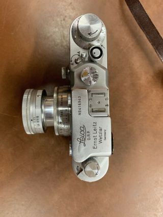 Vintage 1946/47 Leica IIIc Camera With Summicron f=5cm 1:2 Coated Front 2
