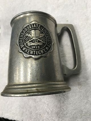 Vintage Morehead State University Aluminum Beer Stein/mug